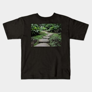 Stepping Stones in a Japanese Garden Kids T-Shirt